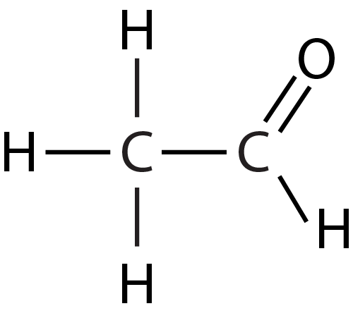 display formula of ethanal