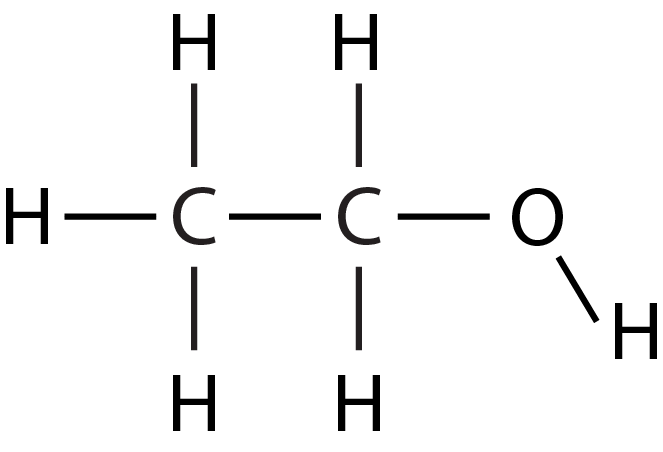 display formula of ethanol